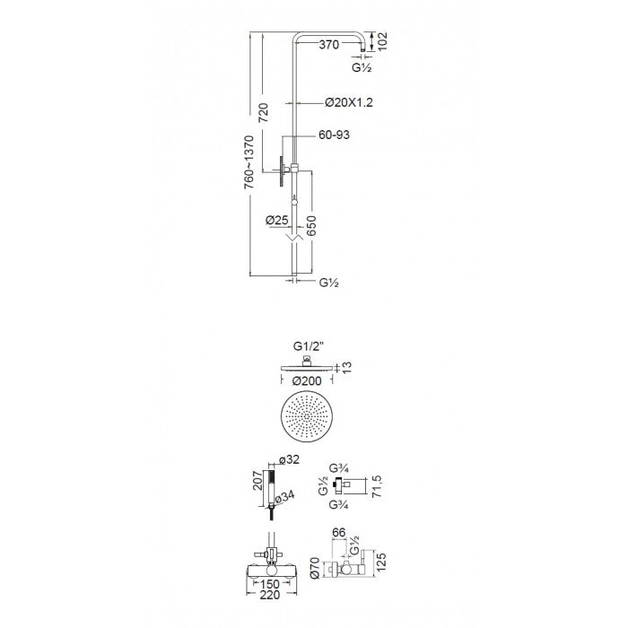 ΣΤΗΛΗ ΝΤΟΥΖΙΕΡΑΣ ELLE CHROME 34065-100