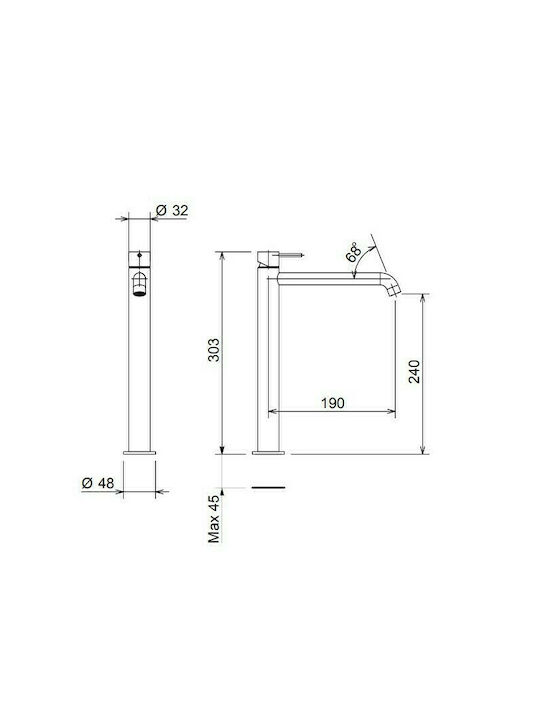 ΜΠΑΤΑΡΙΑ ΝΙΠΤΗΡΟΣ ELLE 316 BLACK BRUSHED 35016-411