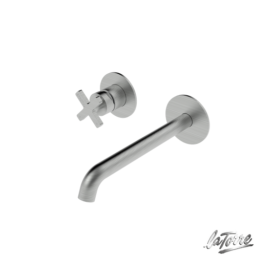 ΜΠΑΤΑΡΙΑ ΝΙΠΤΗΡΟΣ ΕΝΤΟΙΧΙΣΜΟΥ 2 ΟΠΩΝ ELLE CROSS INOX FINISH 38032-110