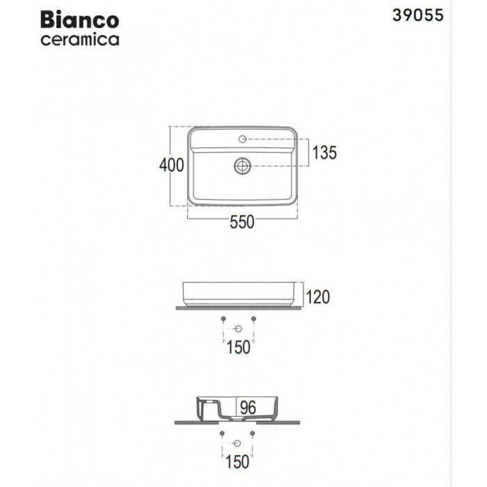 ΕΠΙΤΡΑΠΕΖΙΟΣ ΝΙΠΤΗΡΑΣ CREST 39055-300 55X40εκ