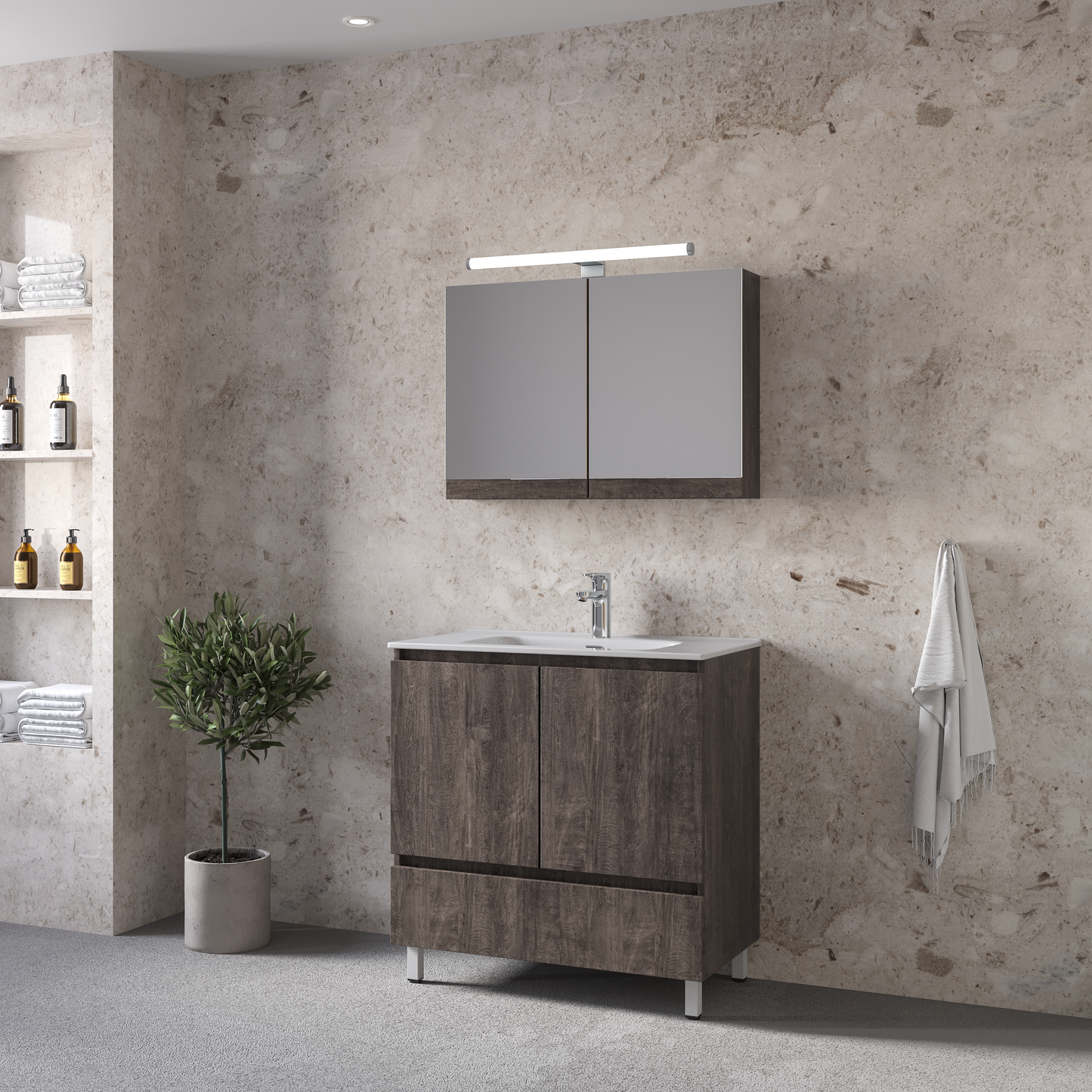 ROYAL BATH MALAGA GREY 72MLAGR