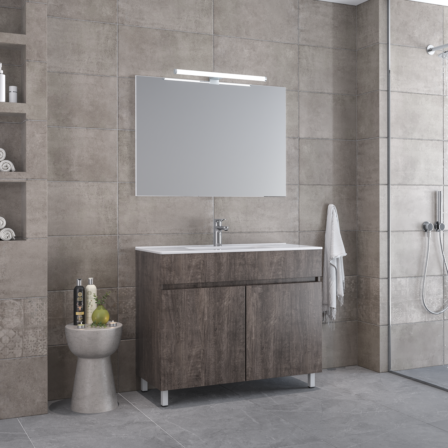 ROYAL BATH TOLEDO GREY 7TLCGR