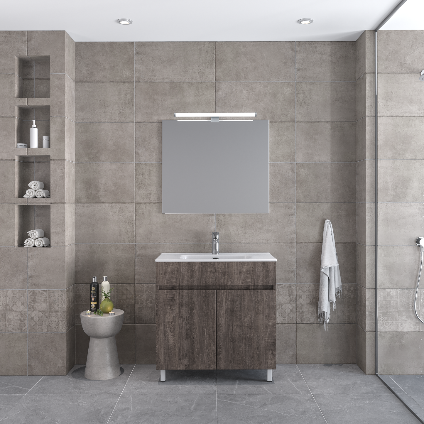 ROYAL BATH TOLEDO GREY 7TLCGR