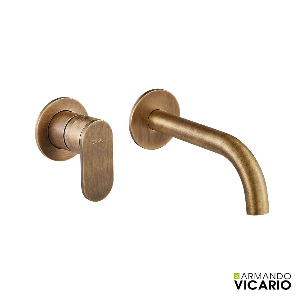 ΜΠΑΤΑΡΙΑ ΕΝΤΟΙΧΙΣΜΟΥ 2 ΟΠΩΝ SLIM ANTIQUE BRASS 500045-221