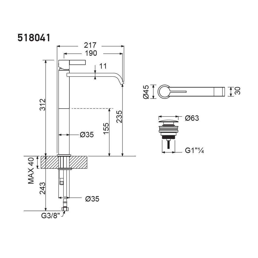 ΜΠΑΤΑΡΙΑ ΝΙΠΤΗΡΟΣ MOOI INOX FINISH 518041-110