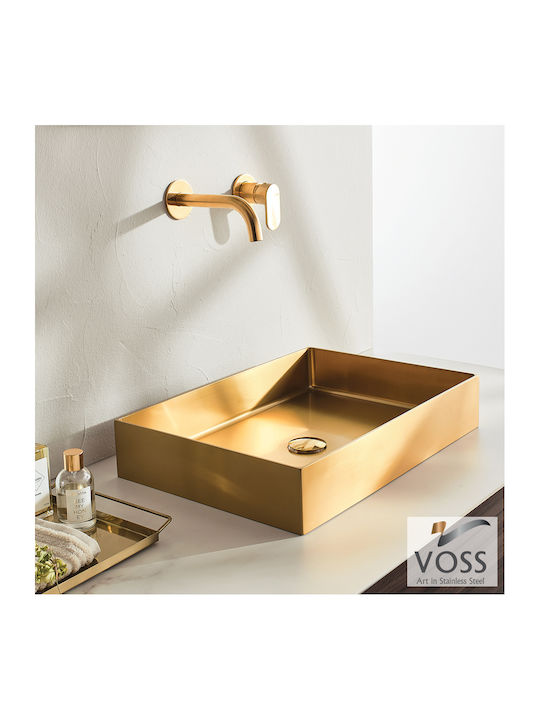 ΕΠΙΤΡΑΠΕΖΙΟΣ ΝΙΠΤΗΡΑΣ INOX ALDO PVD 1255-211 55X38