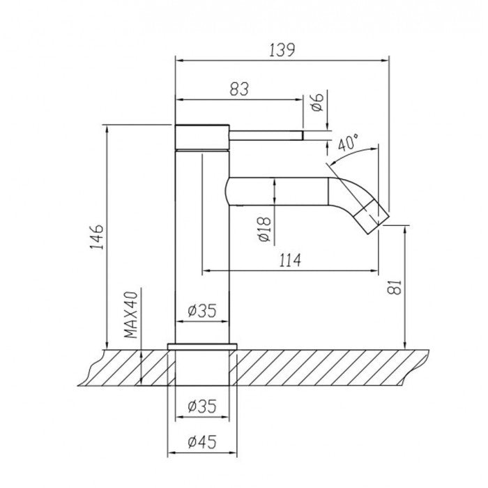 ΜΠΑΤΑΡΙΑ ΝΙΠΤΗΡΟΣ COSMO 316L INOX BRUSHED 6111-111