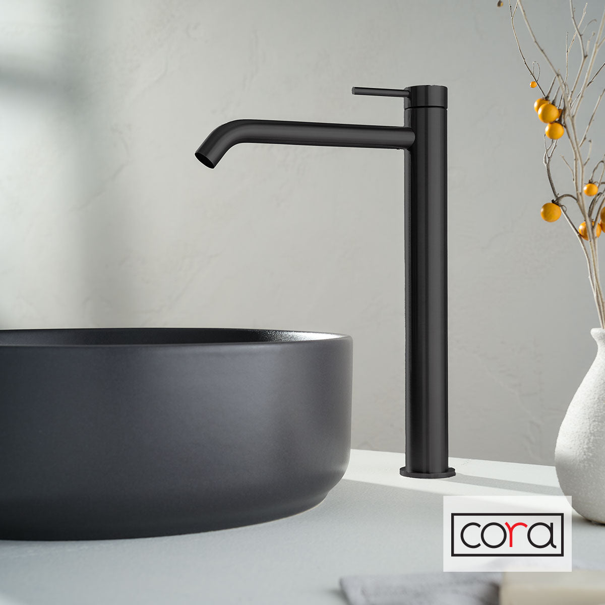 ΜΠΑΤΑΡΙΑ ΝΙΠΤΗΡΟΣ ΕΠΙΤΡΑΠΕΖΙΑ CORA BLACK BRUSHED 6113-411