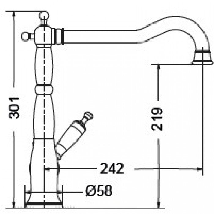 OXFORD SINK FAUCET 6382 INOX