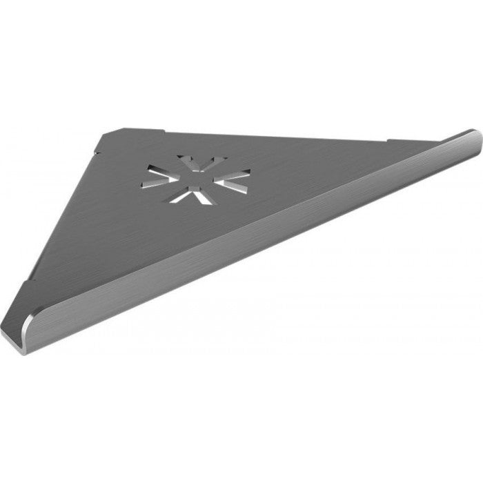 ΣΠΟΓΓΟΘΗΚΗ ΓΩΝΙΑΚΗ GUN METAL BRUSHED
