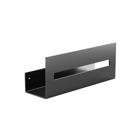 ΡΑΦΙ ΨΗΛΗΣ ΔΙΑΤΡΗΤΗΣ ΠΡΟΣΟΨΗΣ GUN METAL BRUSHED