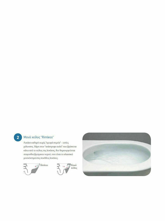 Pura Swirlflush 881600SC bistro