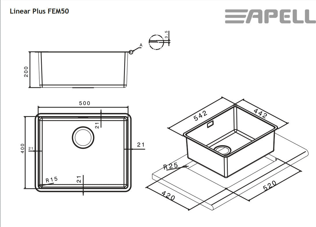 ΝΕΡΟΧΥΤΗΣ LINEAR PLUS SATIN FEM 50-110
