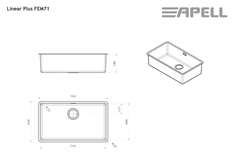 ΝΕΡΟΧΥΤΗΣ LINEAR PLUS SATIN FEM 71-110