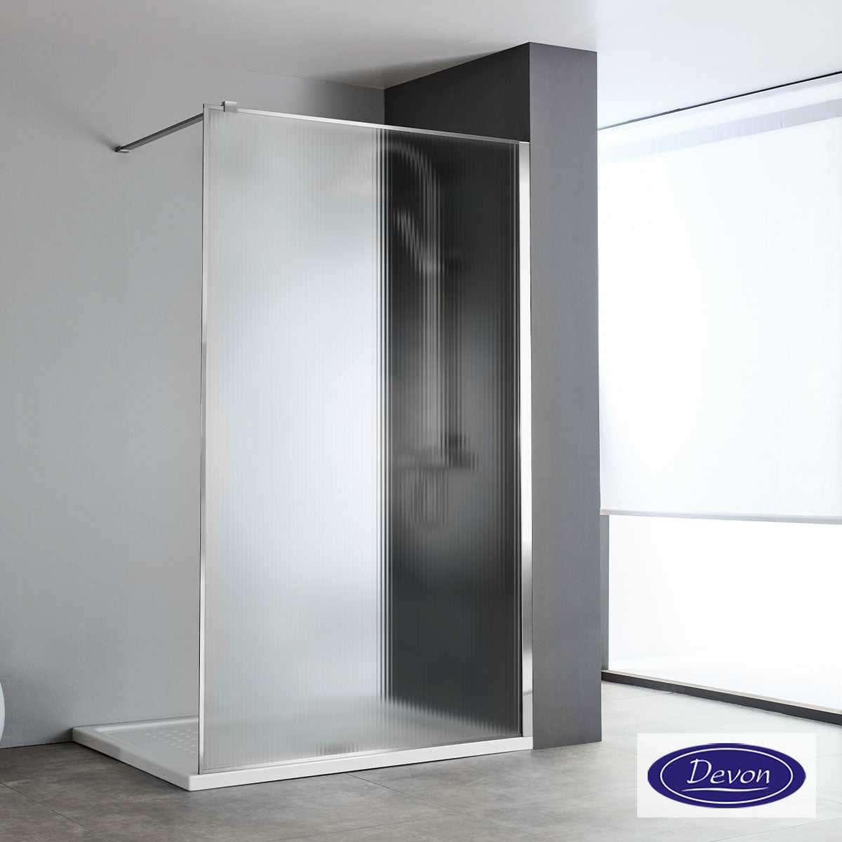 IWIS FLUTED WALK-IN CHROME H.200