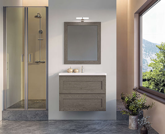 Bathroom furniture Zebis Rovere Rustic 080 