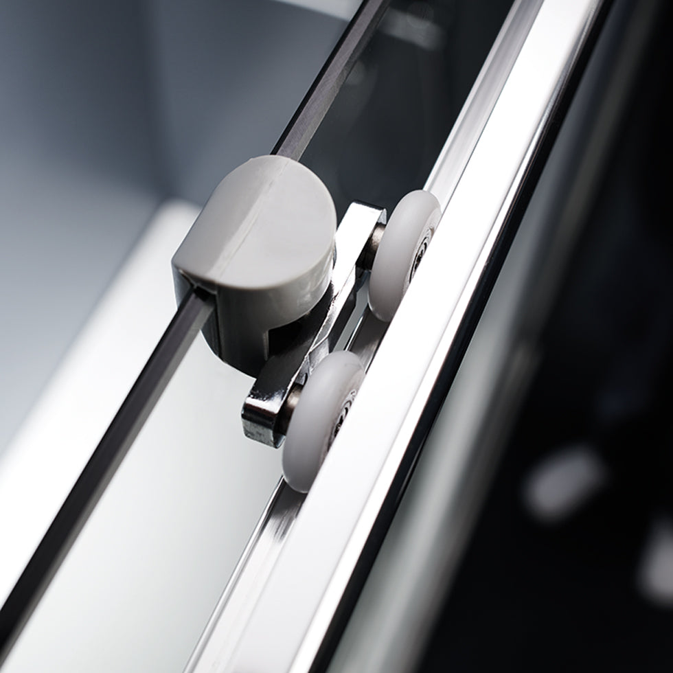 ΣΥΡΟΜΕΝΗ ΠΟΡΤΑ ΝΤΟΥΖΙΕΡΑΣ STARLET SLIDER (1+1) FABRIC  H.180