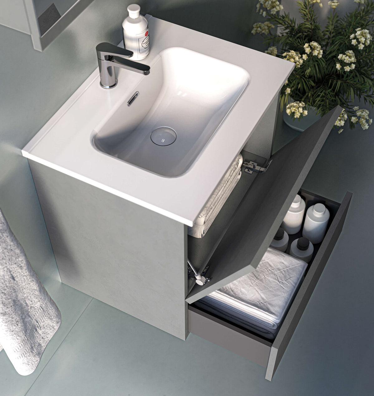 Bathroom furniture Zebis Smile 060 
