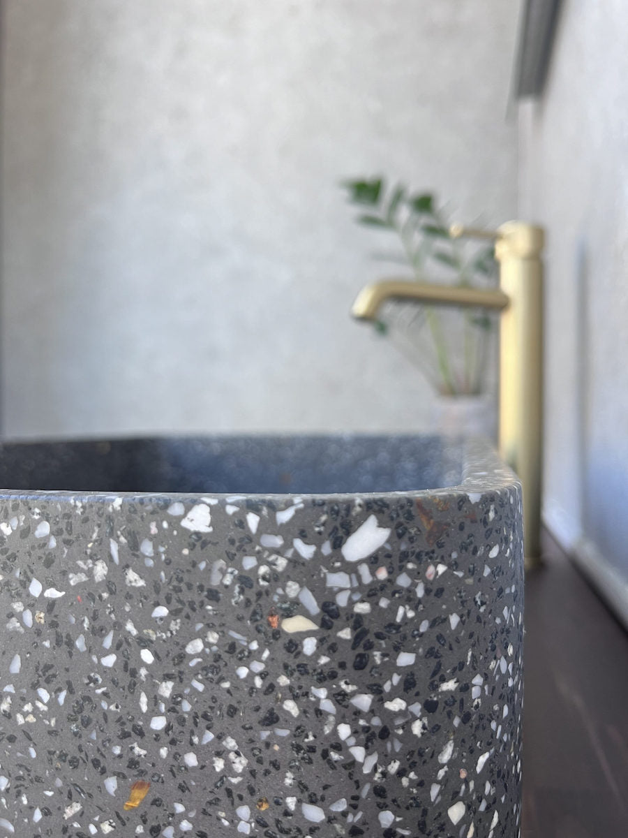 ΕΠΙΤΡΑΠΕΖΙΟΣ ΝΙΠΤΗΡΑΣ DIMITRA BLACK 50cm 92-820-PE7CON