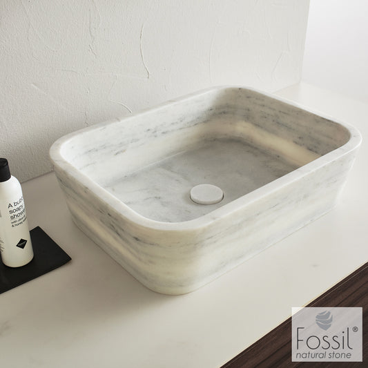 ΕΠΙΤΡΑΠΕΖΙΟΣ ΝΙΠΤΗΡΑΣ GAIA 60X38 CARRARA NUOVO