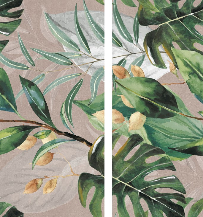 MONSTERA GREY DECOR 60X120