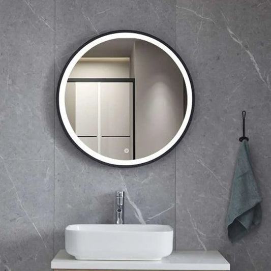 MIRROR OMICRON BLACK 60X60