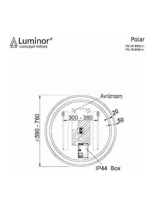 ΚΑΘΡΕΠΤΗΣ POLAR 59/78