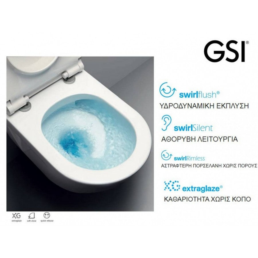 Pura Swirlflush 881600SC-450 cenere