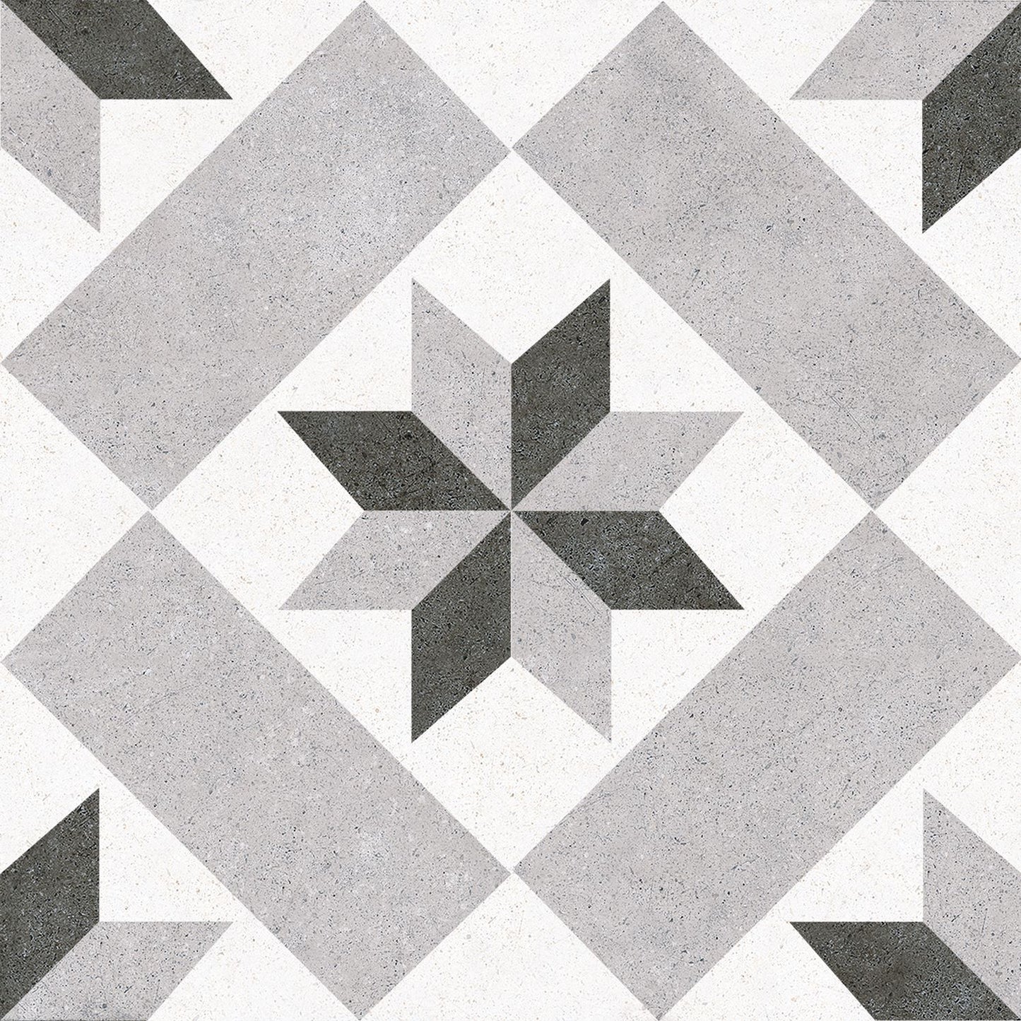 VINTAGE STAR GREY 25X25