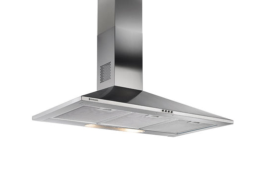 WALL HOOD LUX SQUARE CHIMNEY 90cm 065030202 STAINLESS STEEL