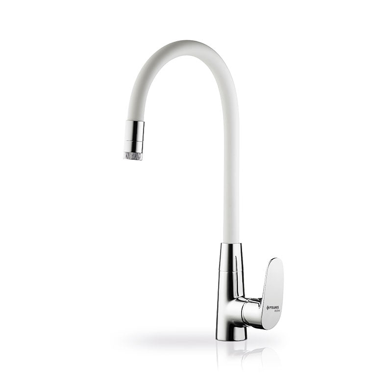 ELVIRA KITCHEN FAUCET 090926601 CHROME &amp; WHITE