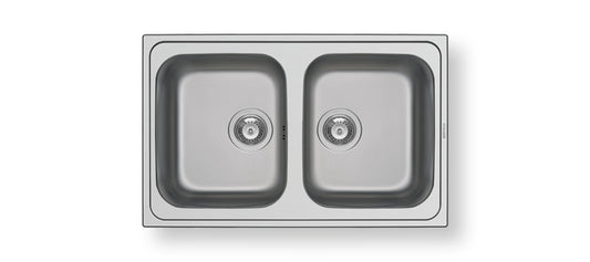 SINK ATHENA EXTRA (79X50) 2B PYRAMIS