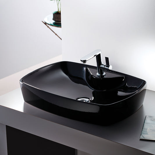 TABLE SINK 1634 60X44 BLACK