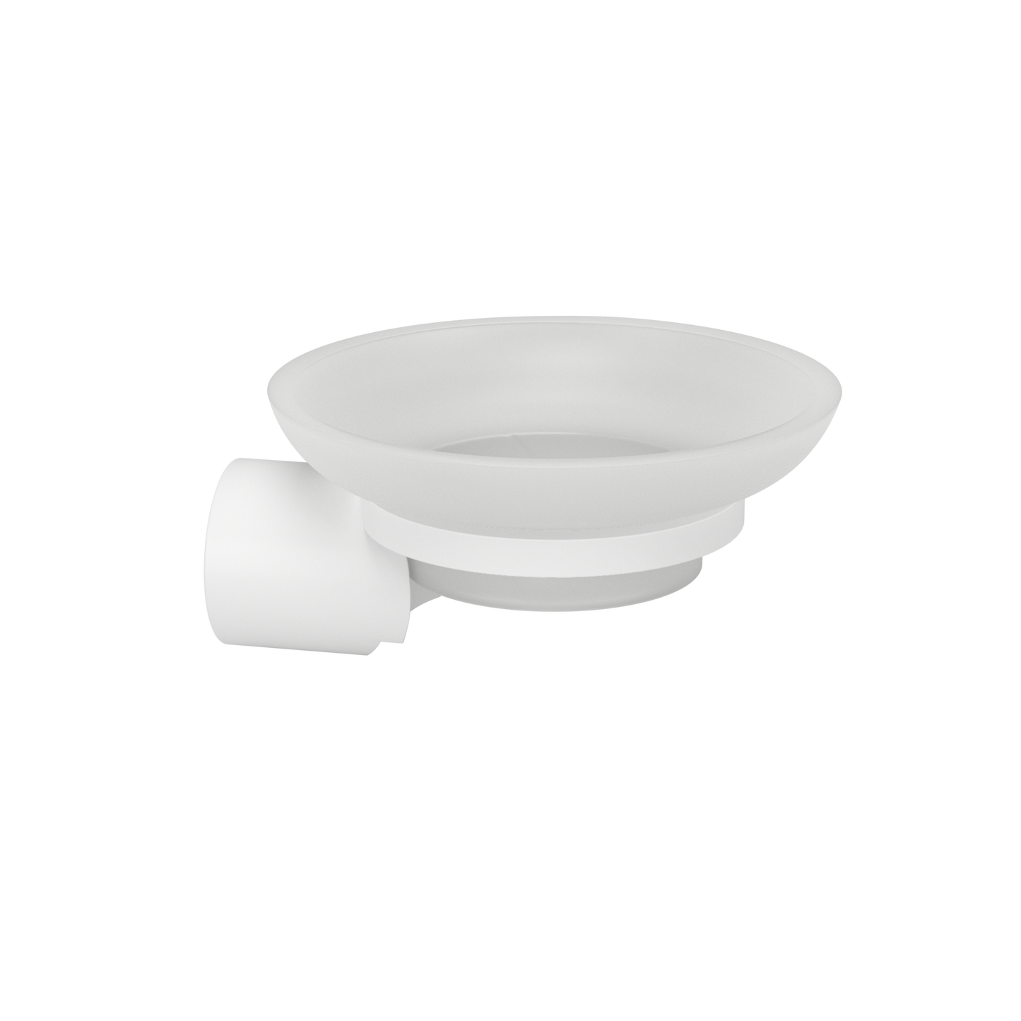 SOAP DISH VERDI LAMDA 3010601 WHITE MATT 