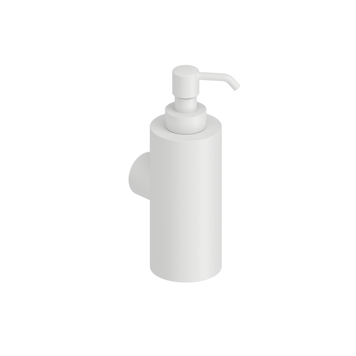 METAL LIQUID SOAP DISPENSER VERDI LAMDA 3011001 WHITE MATT 