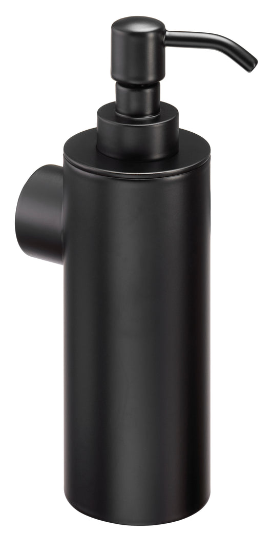 METAL LIQUID SOAP DISPENSER VERDI LAMDA 3011005 BLACK MATT 