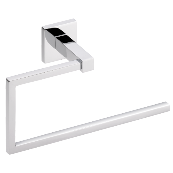 SQUARE RING VERDI CUBE 3071322 CHROME 