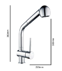 COUNTER SINK BATTERY TALL SIDE BRUSH JOLLY 082565 CHROME