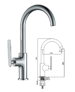 ΜΠΑΤΑΡΙΑ ΝΕΡΟΧΥΤΗ ΠΑΓΚΟΥ ΨΗΛΗ ZEN 086793 CHROME