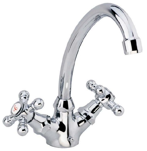 SIMPLE RETRO SINK FAUCET 073894 CHROME