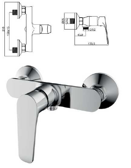 ΜΠΑΤΑΡΙΑ ΝΤΟΥΖΙΕΡΑΣ ΜΕ ΣΕΤ ΝΤΟΥΣ STILO 086694 CHROME