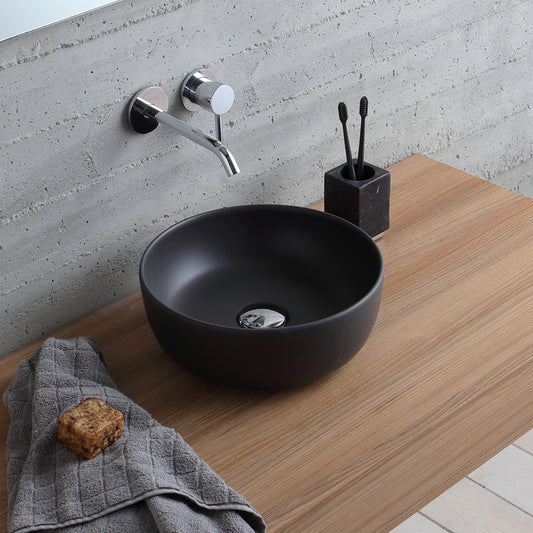 TABLE WASHER GLAM 1808 BLACK MATT Φ33