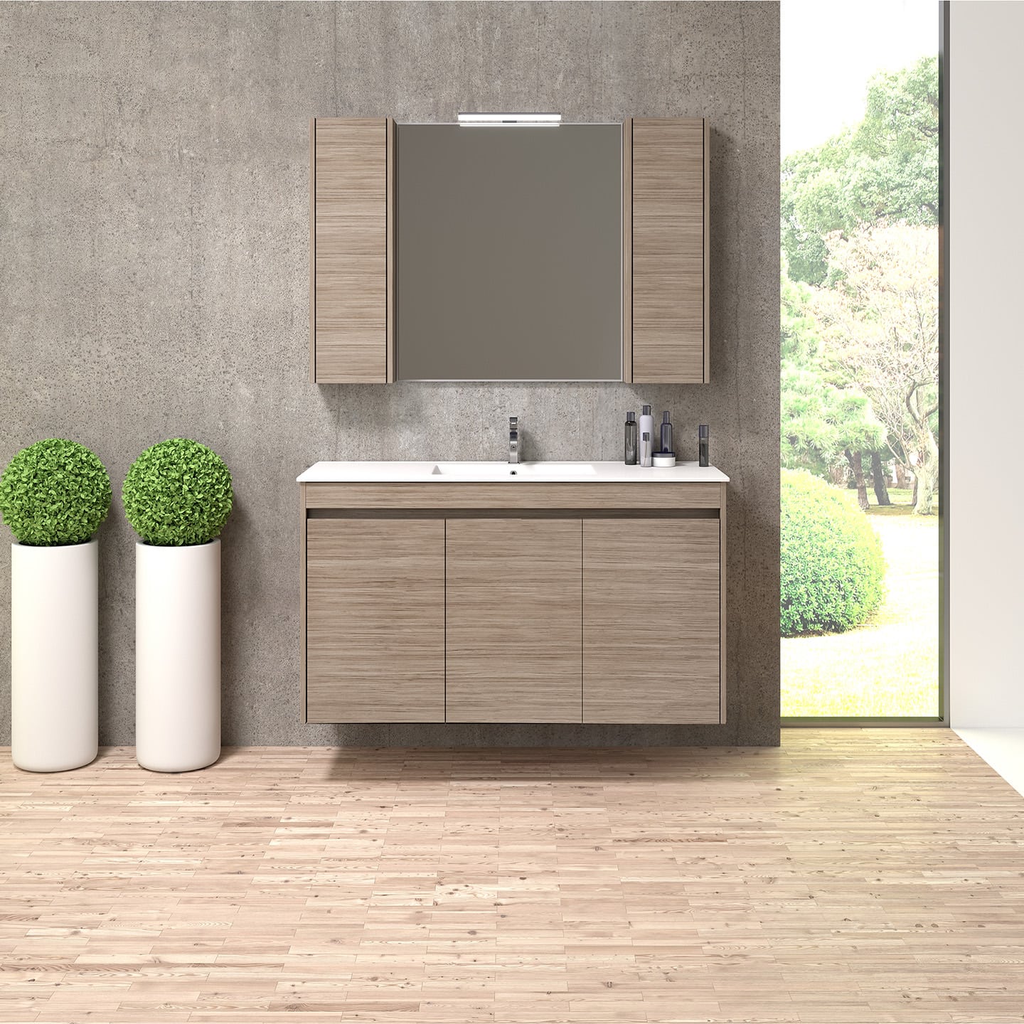 Έπιπλο Μπάνιου Zebis Eco 120
