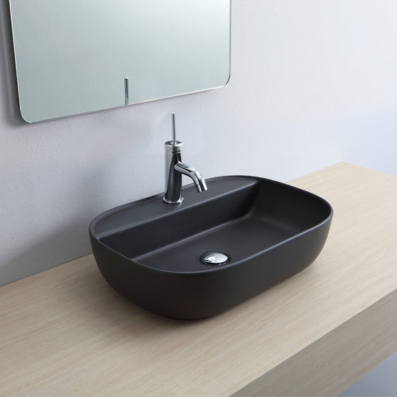 ΕΠΙΤΡΑΠΕΖΙΟΣ ΝΙΠΤΗΡΑΣ GLAM 1802R BLACK MATT 56X38
