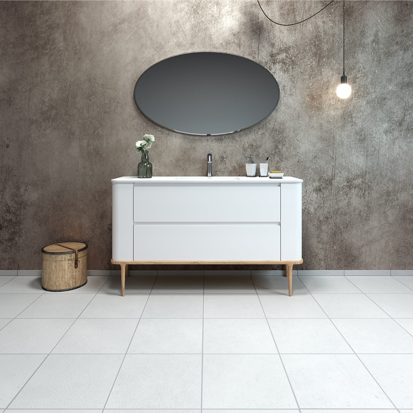 Έπιπλο Μπάνιου Oval 150