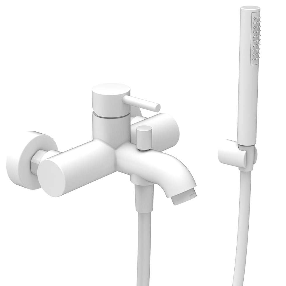 BATHROOM FAUCET NEW TECH 12019 WHITE MATT