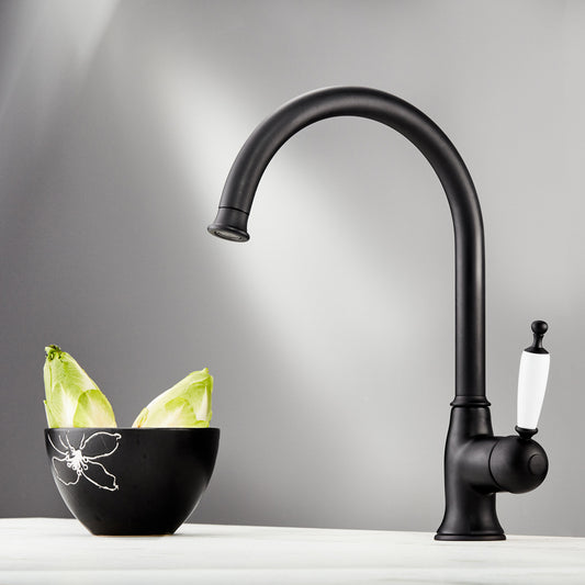 OXFORD SINK FAUCET 6381 BLACK MATT