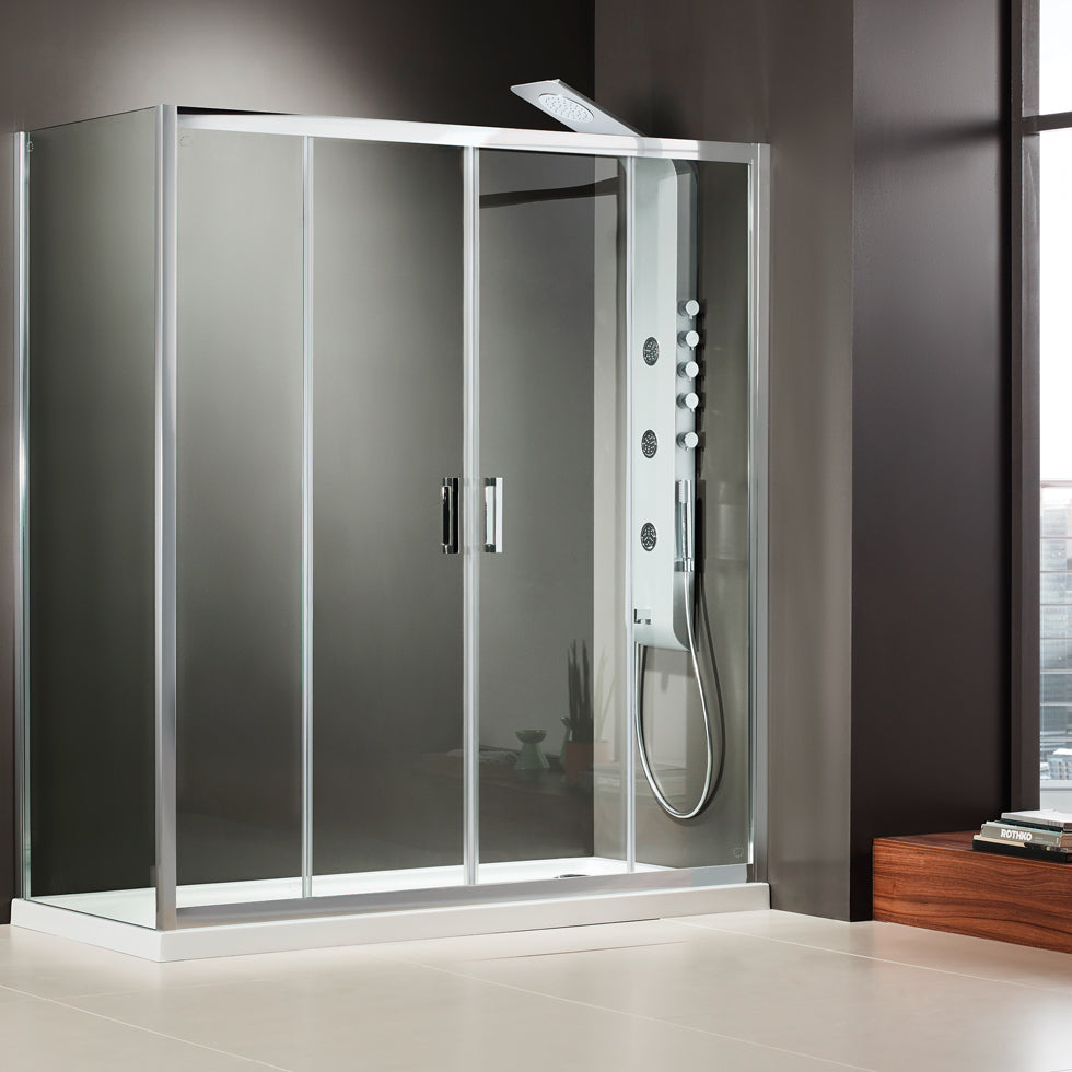 AXIS SLIDER SHOWER DOOR (2+2) CLEAN GLASS 