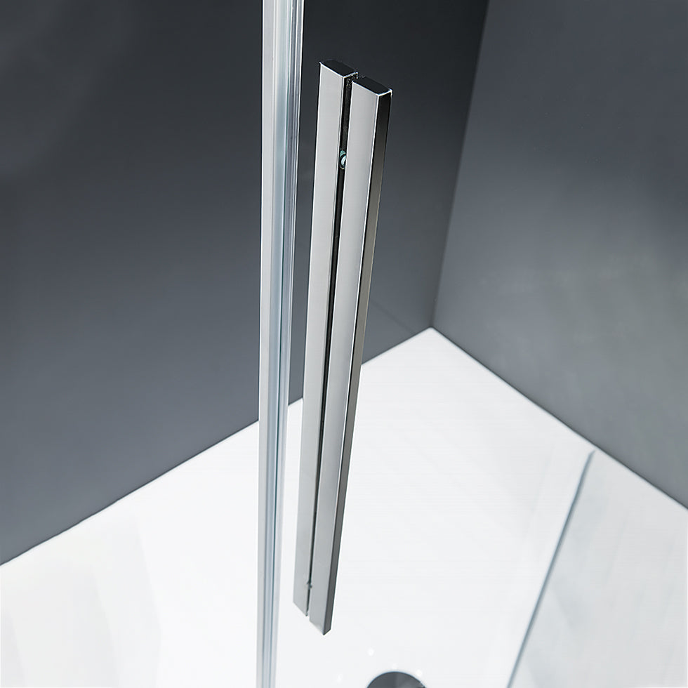 ΣΥΡΟΜΕΝΗ ΠΟΡΤΑ ΝΤΟΥΖΙΕΡΑΣ FLOW SLIDER (2+2) CHROME