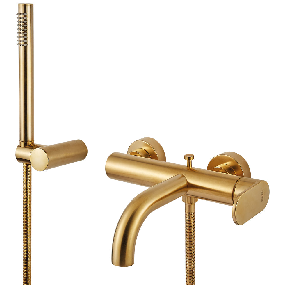 BATHROOM FAUCET SLIM 500100 BRUSHED GOLD